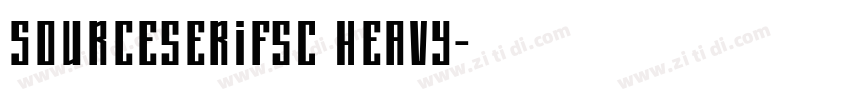 sourceSerifSC Heavy字体转换 sourceSerifSC Heavy字体转换